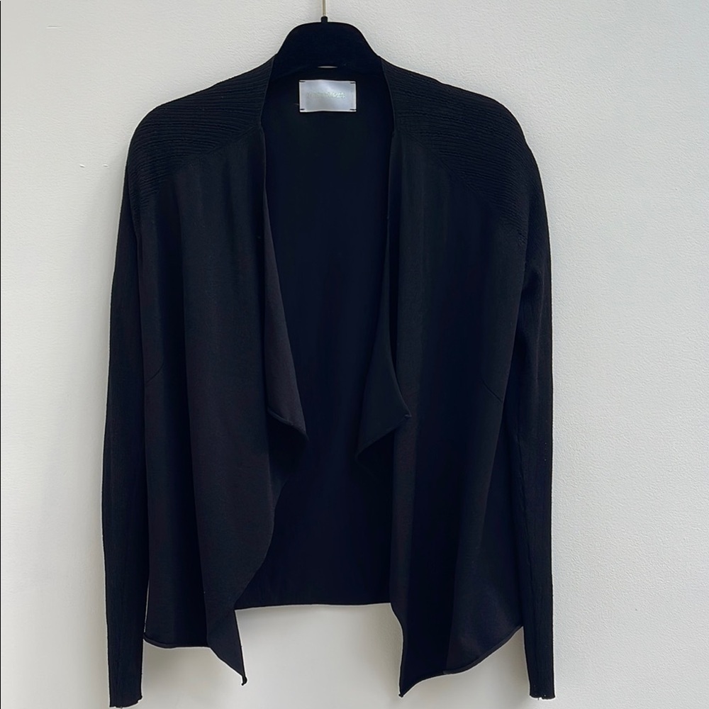 ZADIG & VOLTAIRE black lightweight open cardigan small